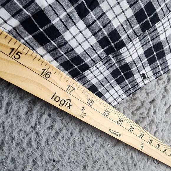 Slate & Stone Shirt Mens Medium Black Plaid Long Sleeve Button Up *NWT* - Picture 9 of 11